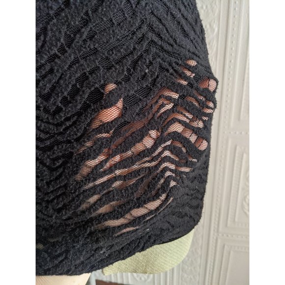 Shareen open back black zebra mesh bodycon dress - Picture 8 of 13